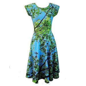 Tree print dress