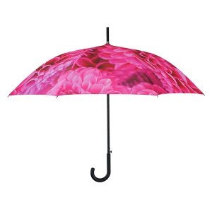 Floral print umbrella