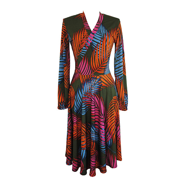 Safari Mara Shirred Bishop Sleeve Dress - Light Blue