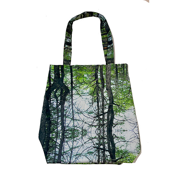 Tote Bag Green Forest Print Zilpah Tart