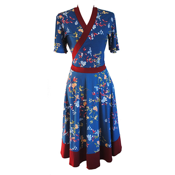 Limited Edition! Cleo Dress in Royal Floral Zilpah Tart