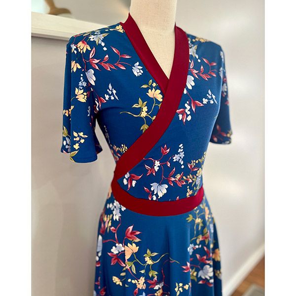 Limited Edition! Cleo Dress in Royal Floral Zilpah Tart