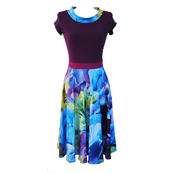 Signe Dress Hydrangea main image 1