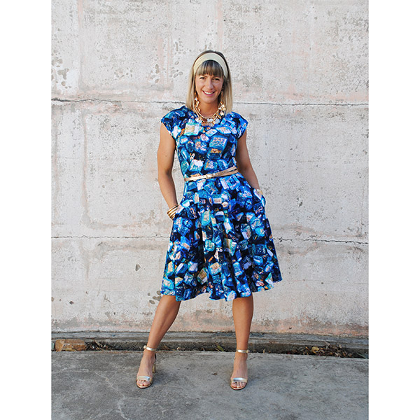 Bamboo T-shirt Dress in Sprinkles Print – Zilpah Tart