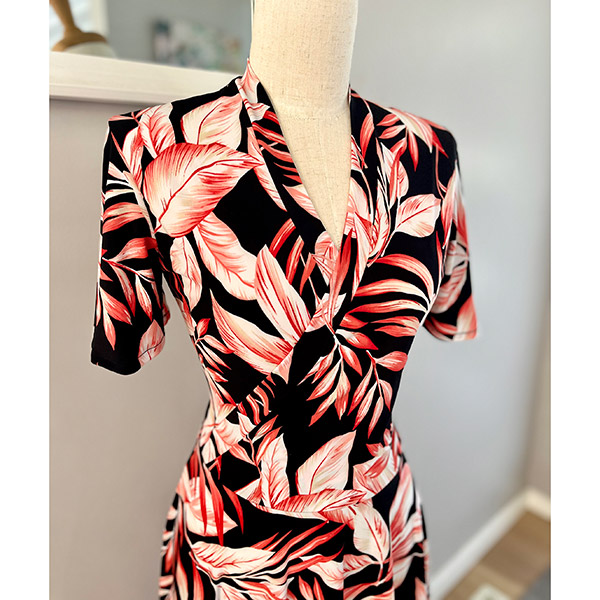 Evening Orchard Flutter Sleeve Dress main image 1