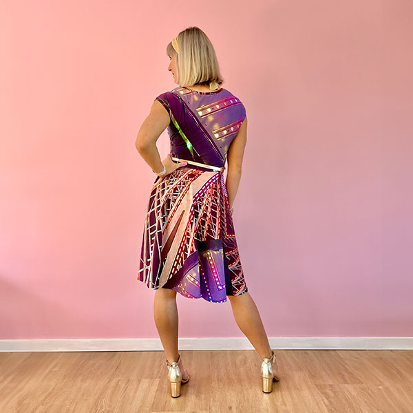 Bamboo T-shirt Dress in The Reef Eye Print – Zilpah Tart